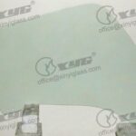 LH FRONT DOOR GLASS GREEN 4HOLES